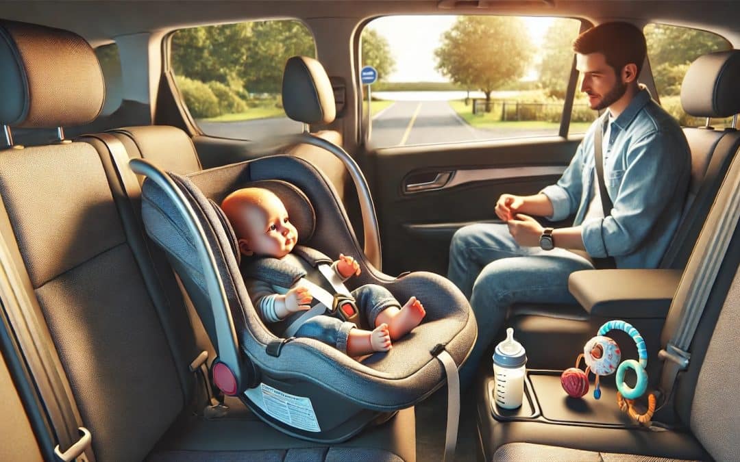 Recomendaciones para viajes largos con bebés en silla de coche