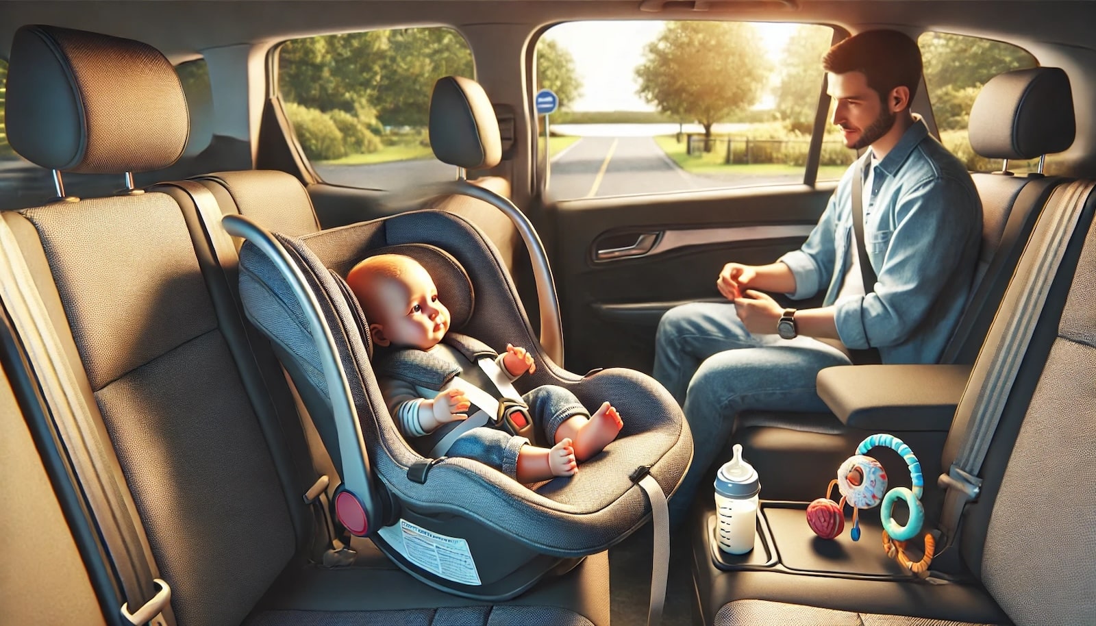 Recomendaciones para viajes largos con bebés en silla de coche